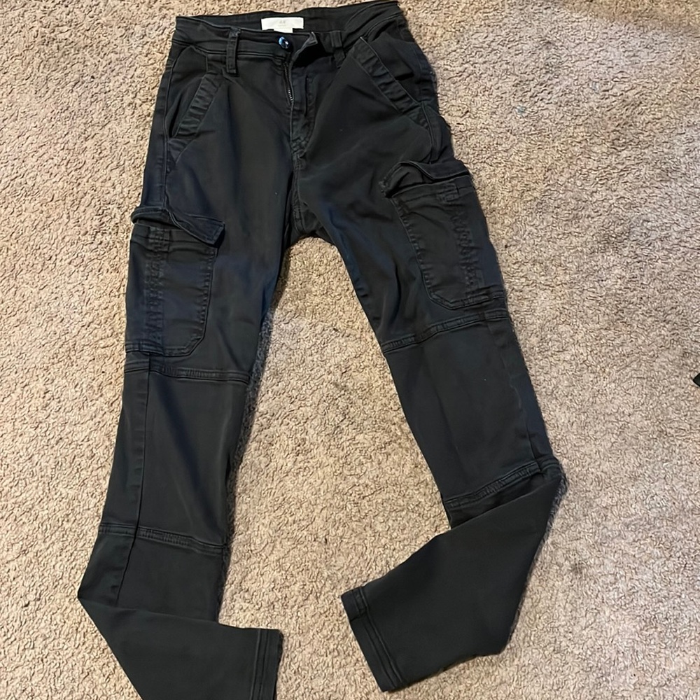 H&M high waisted cargo skinny jeans